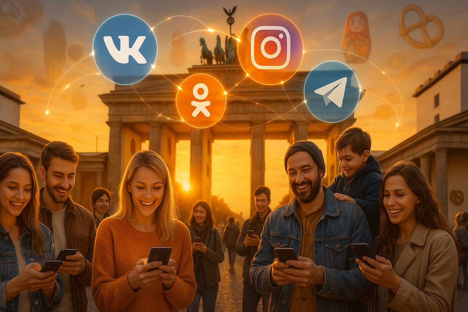 Beliebte Social-Media-Plattformen für Russen in Deutschland